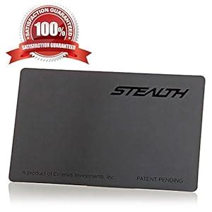 stealth card rfid protection card|Amazon.com: Stealth Rfid Card.